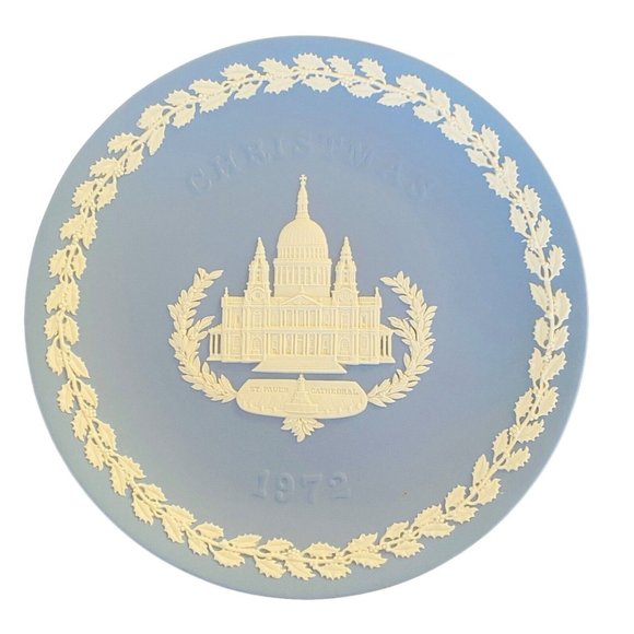 Wedgwood Jasperware Christmas 1972 St. Paul’s Cathedral England - Picture 1 of 8